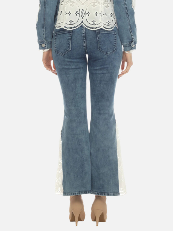 Brooke Eyelet Insert Pull On Jean