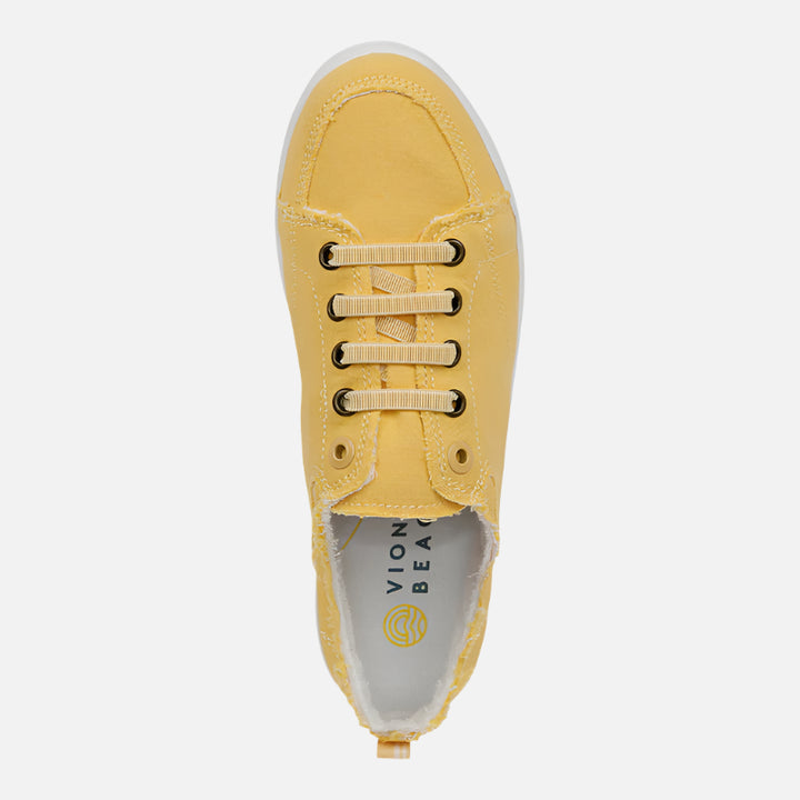 Butter Yellow Pismo Lace Up Sneaker