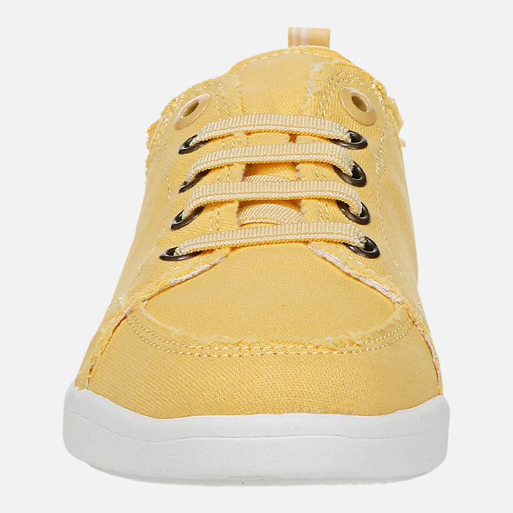 Butter Yellow Pismo Lace Up Sneaker