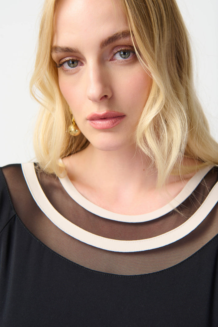 Colour Block Short A-Line Dress