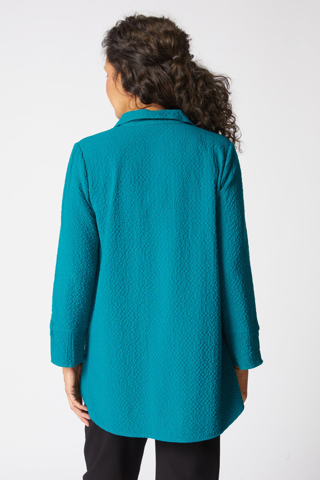 Crinkle Crepe Everglade Patch Pocket Tunic