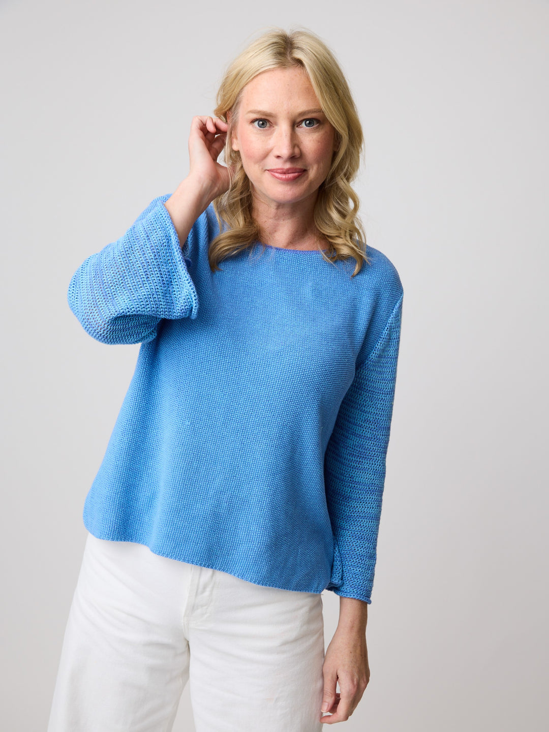 Forget Me Not Sanibel Fluted Sleeve Sweater
