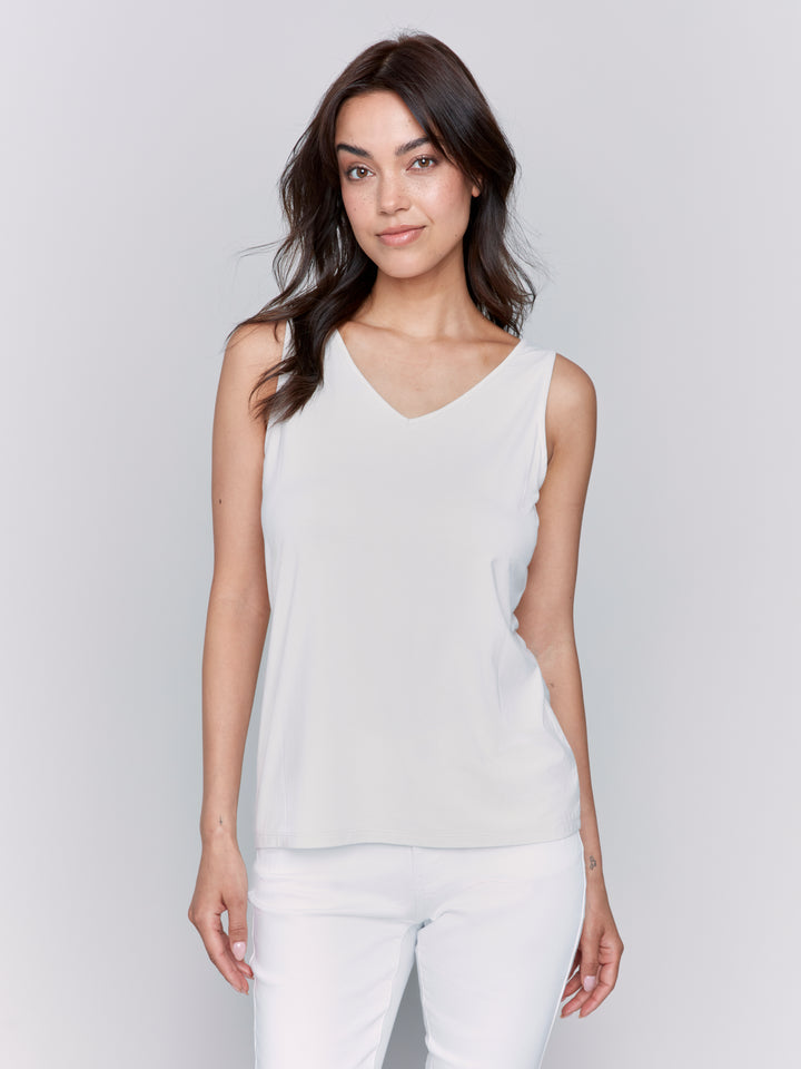 Greige Reversible Bamboo Cami