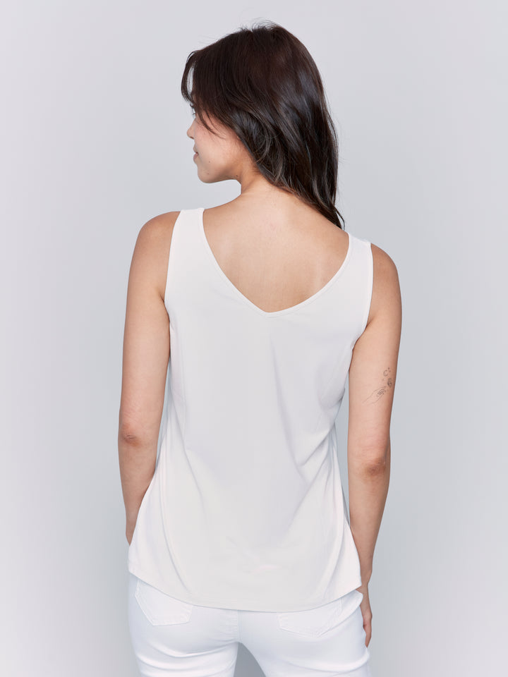 Greige Reversible Bamboo Cami