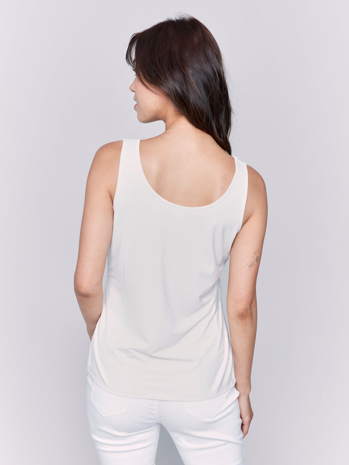 Greige Reversible Bamboo Cami