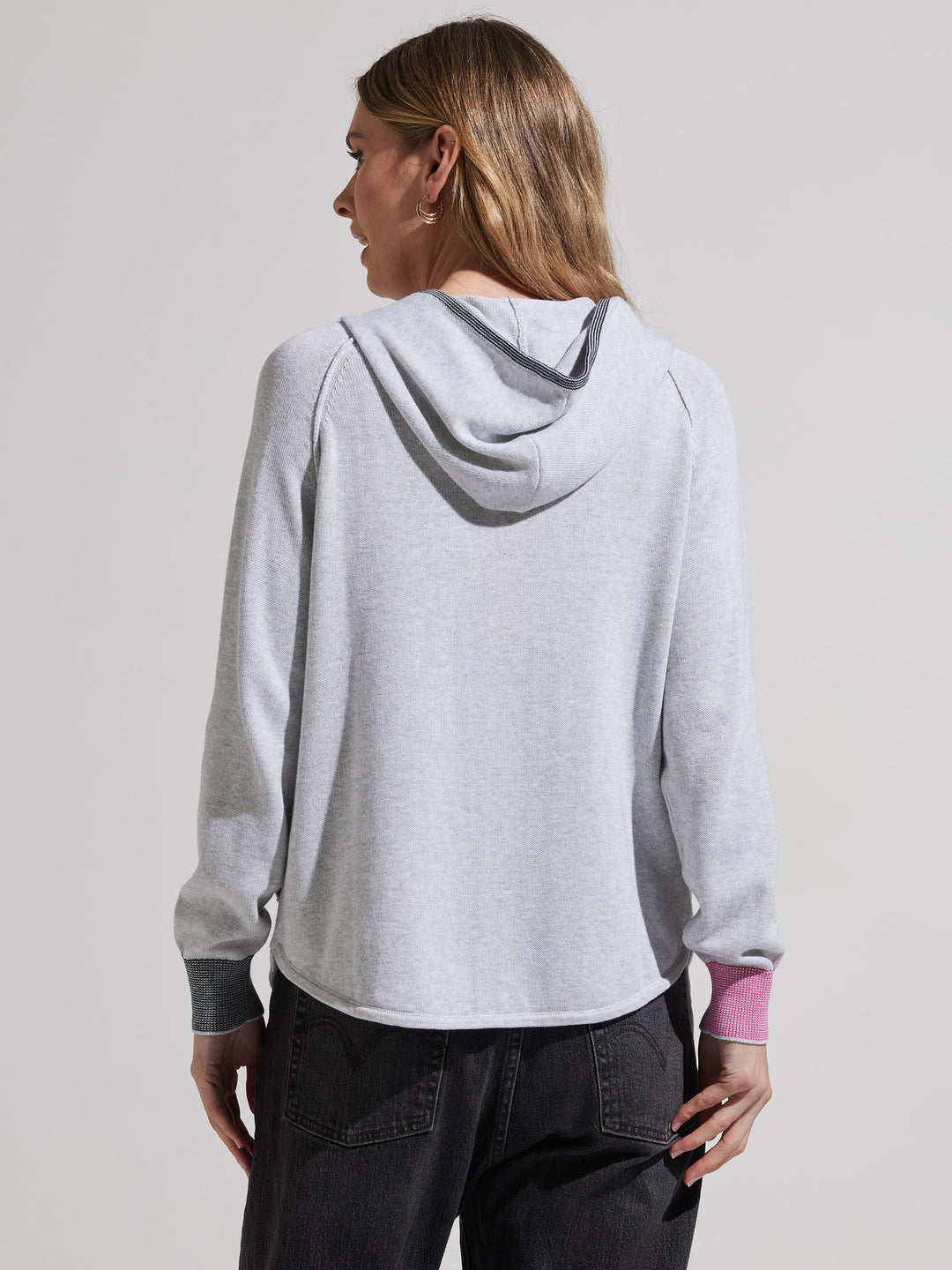 Light Marl Chunky Cotton Hoodie