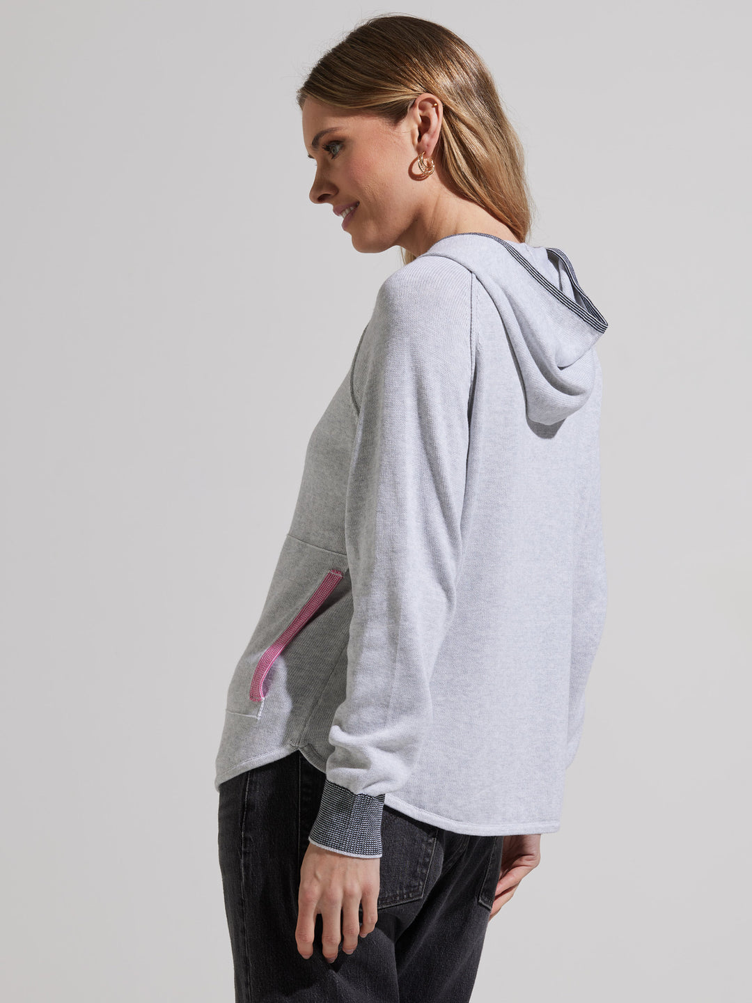 Light Marl Chunky Cotton Hoodie