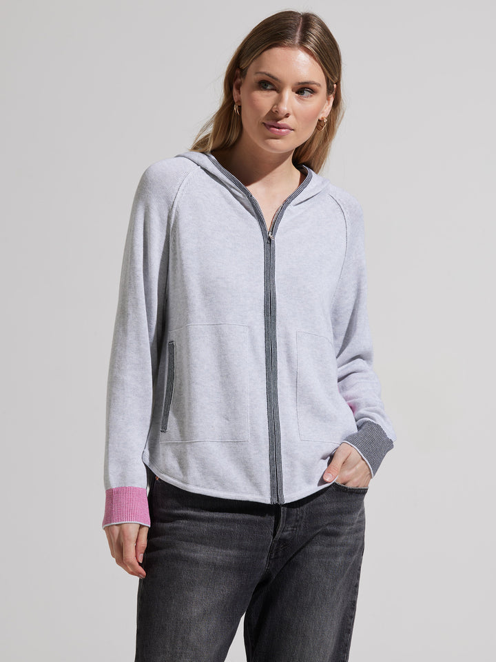 Light Marl Chunky Cotton Hoodie
