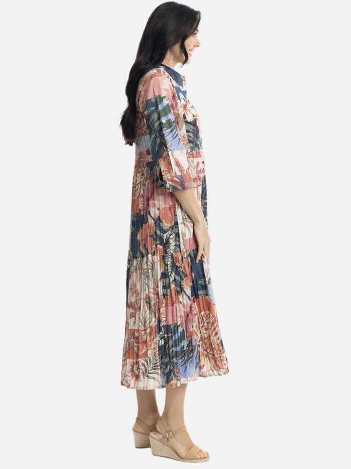Luzon Tiered Shirt Dress