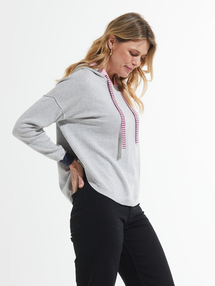 Marl Fun Hoodie Sweater