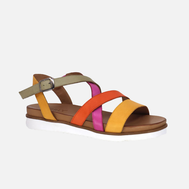 Multi-Colour Georgia Leather Sandal