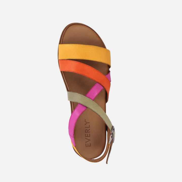 Multi-Colour Georgia Leather Sandal