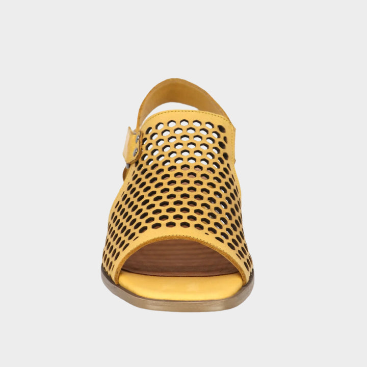 Mustard Leather Tessa Shoe