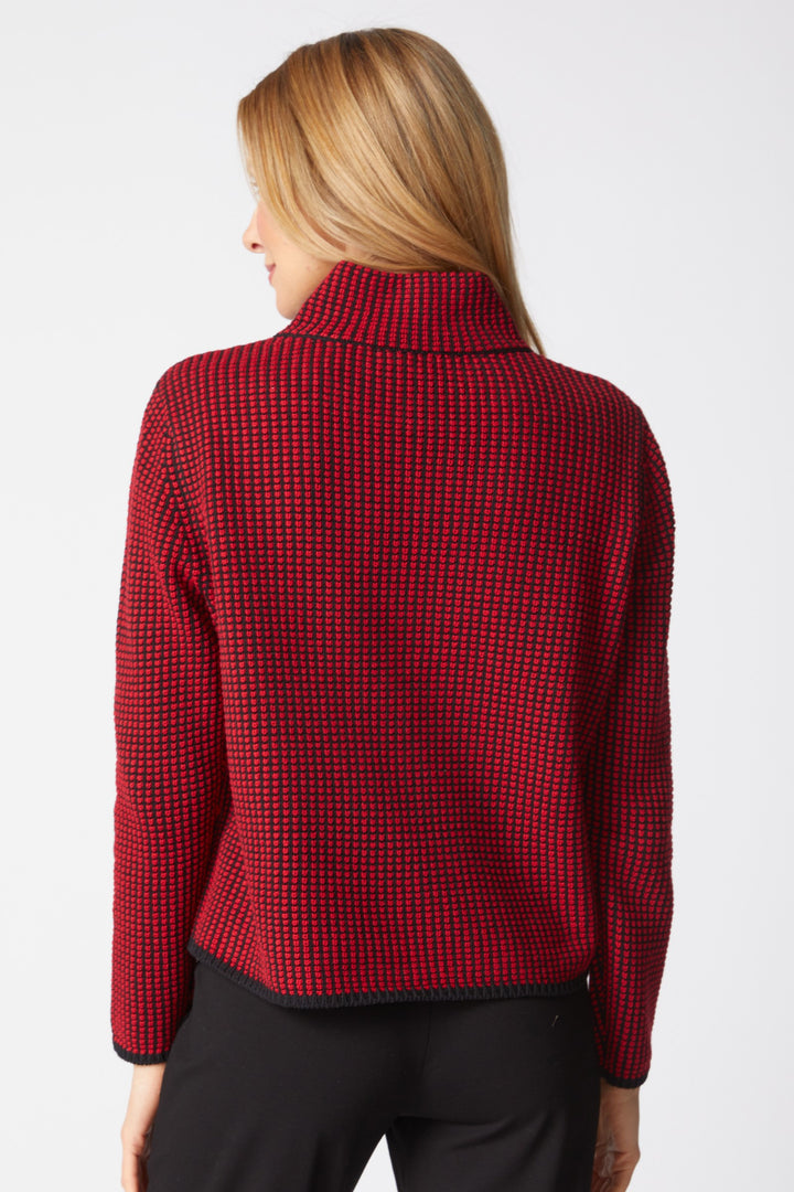 Night and Day Ruby Button Collar Pullover
