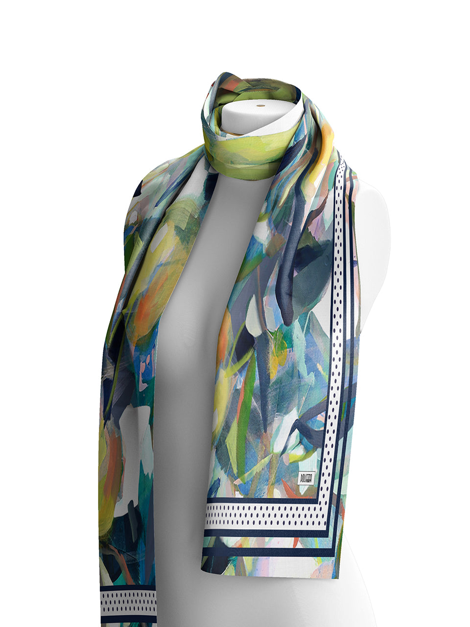 Orangerie Print Scarf  Cathy Allan Ladieswear