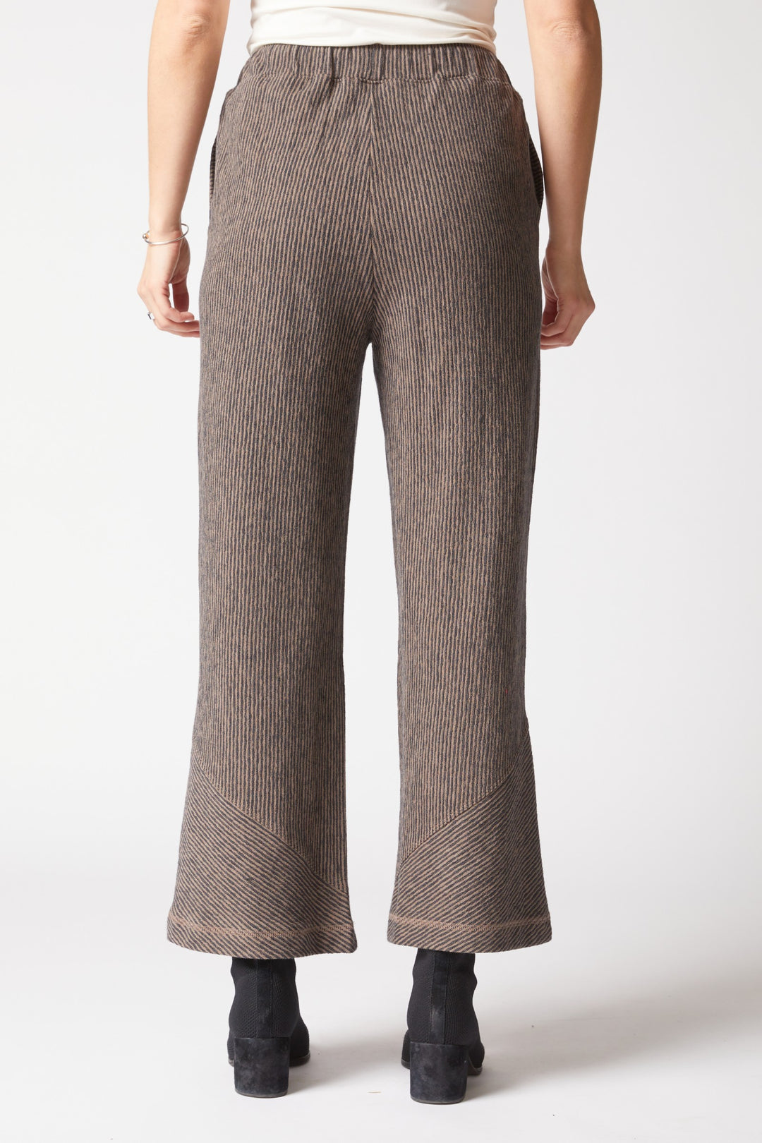 Pasadena Stripe Truffle Veranda Pant