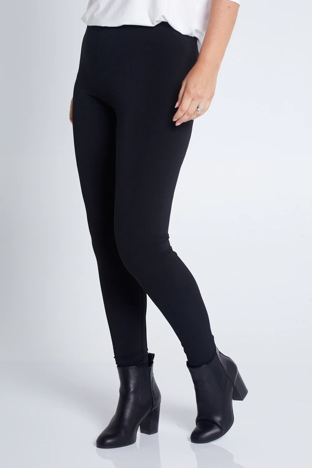 Stay cozy and stylish with our Comfy Non-Lined Leggings from Sofra - Mopas!  😍 Perfect for any occasion and only $9.74! 💸 #leggings