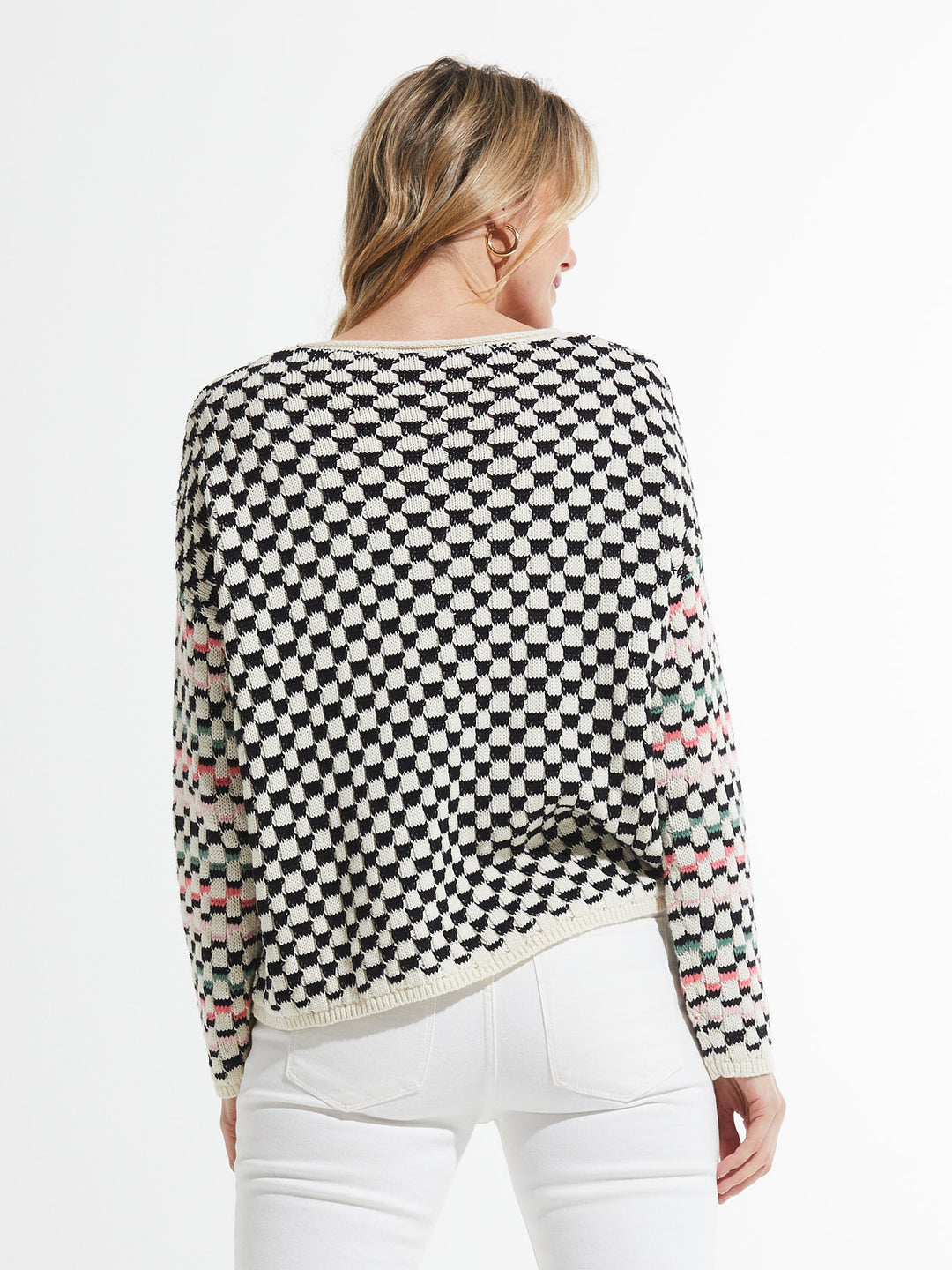 Vanilla Checkered Sweater