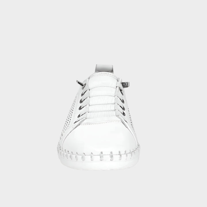 White Leora Leather Sneaker