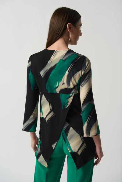 Abstract Print Fit and Flare Tunic