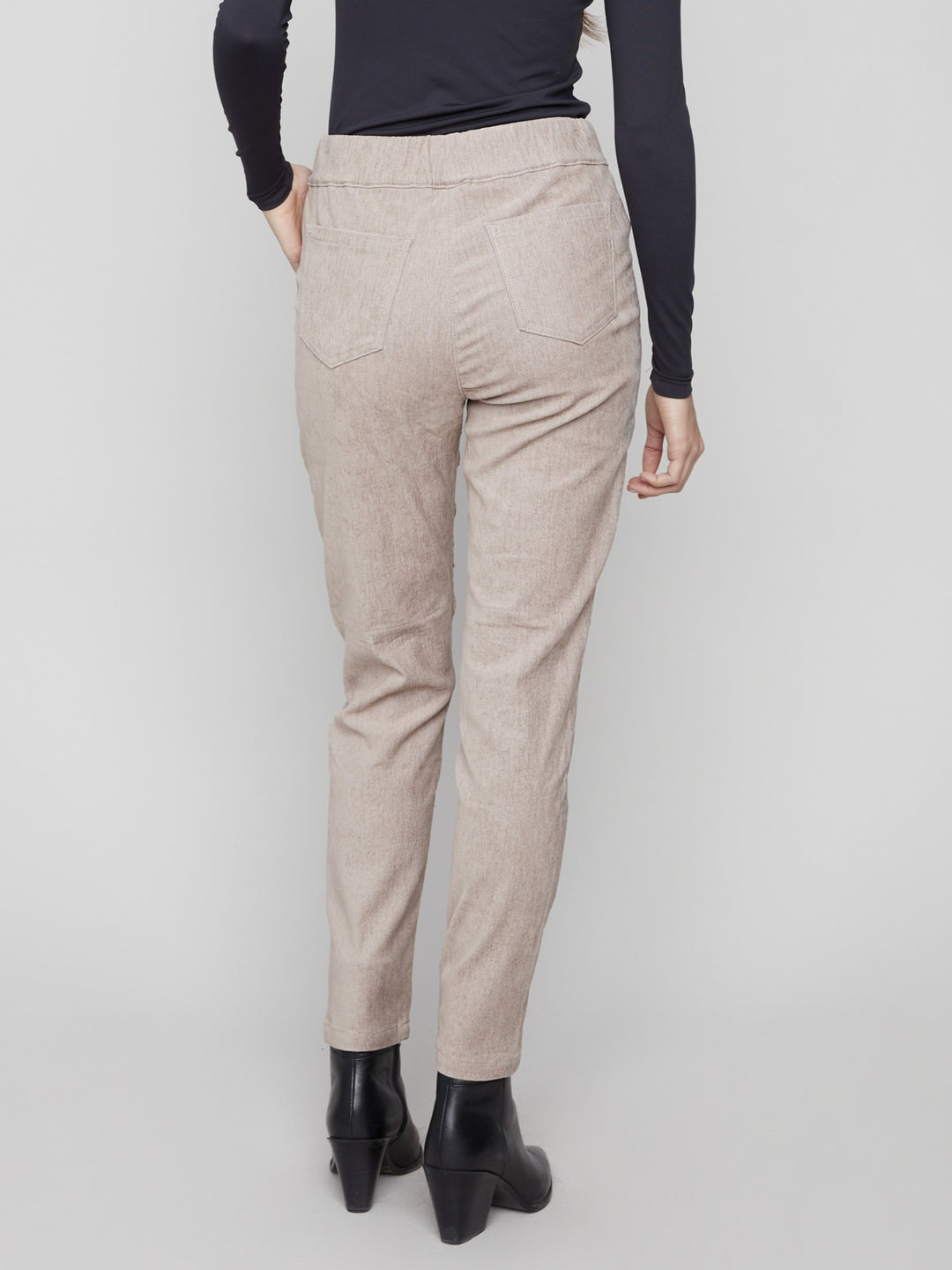 Almond Baby Cord Jogger Pant