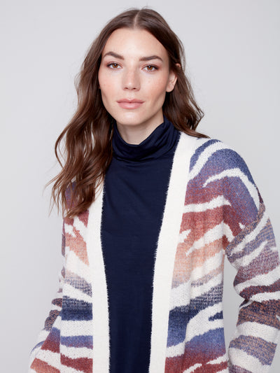 Amethyst Space Dyed Cardigan