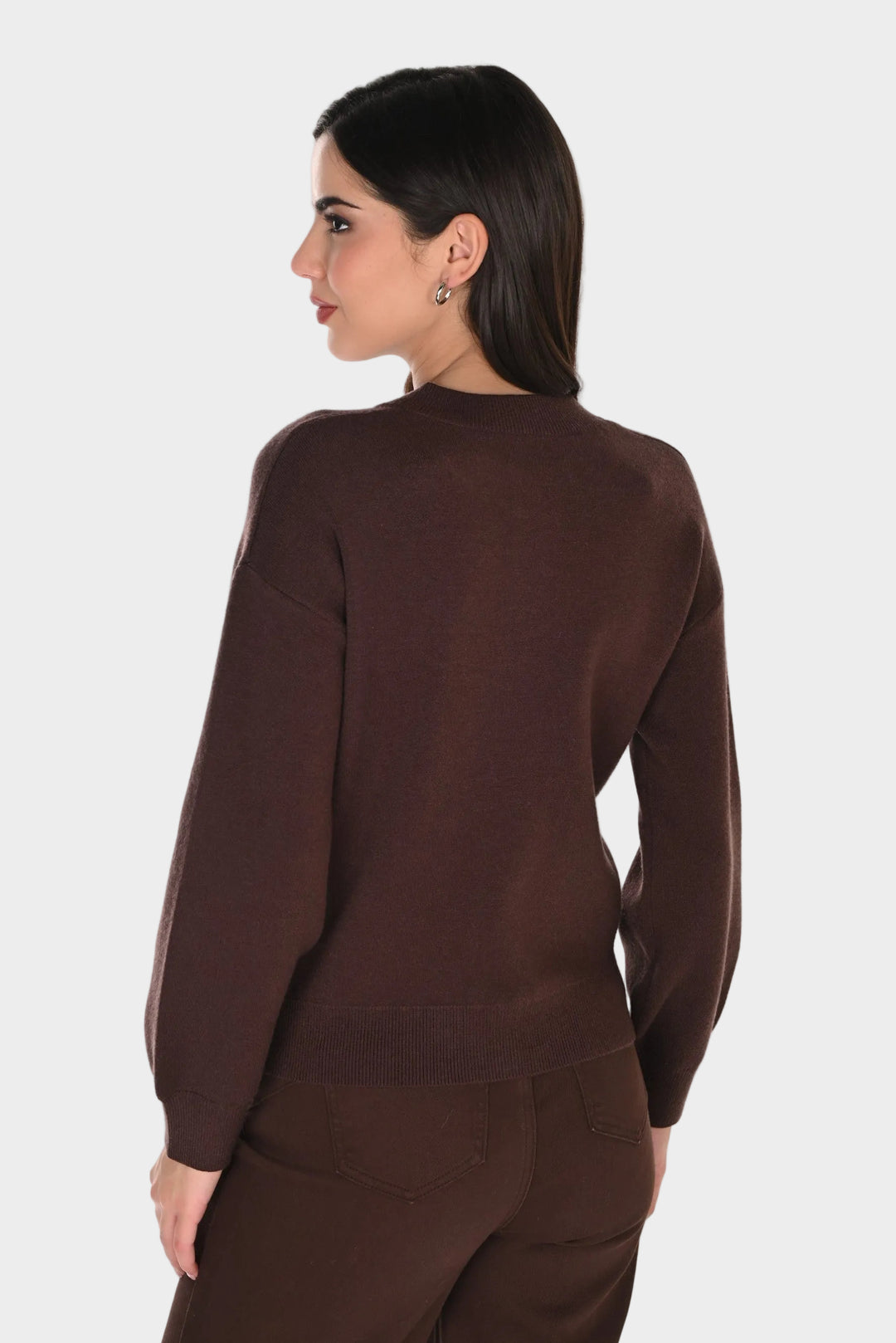 Animal Print Bow Detail Cardigan Sweater