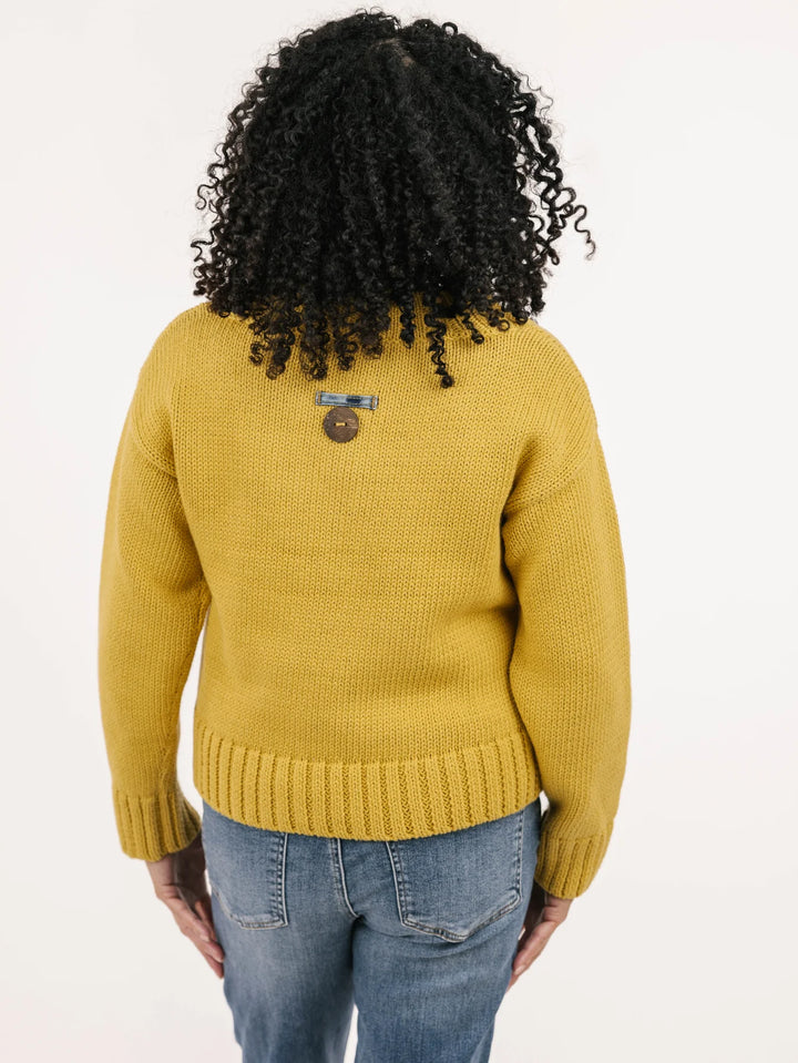 Anniston Sunshine Denim Detail Pullover