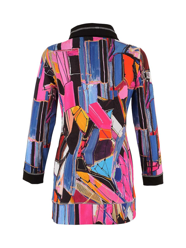 Baisti Face Print Tunic Top
