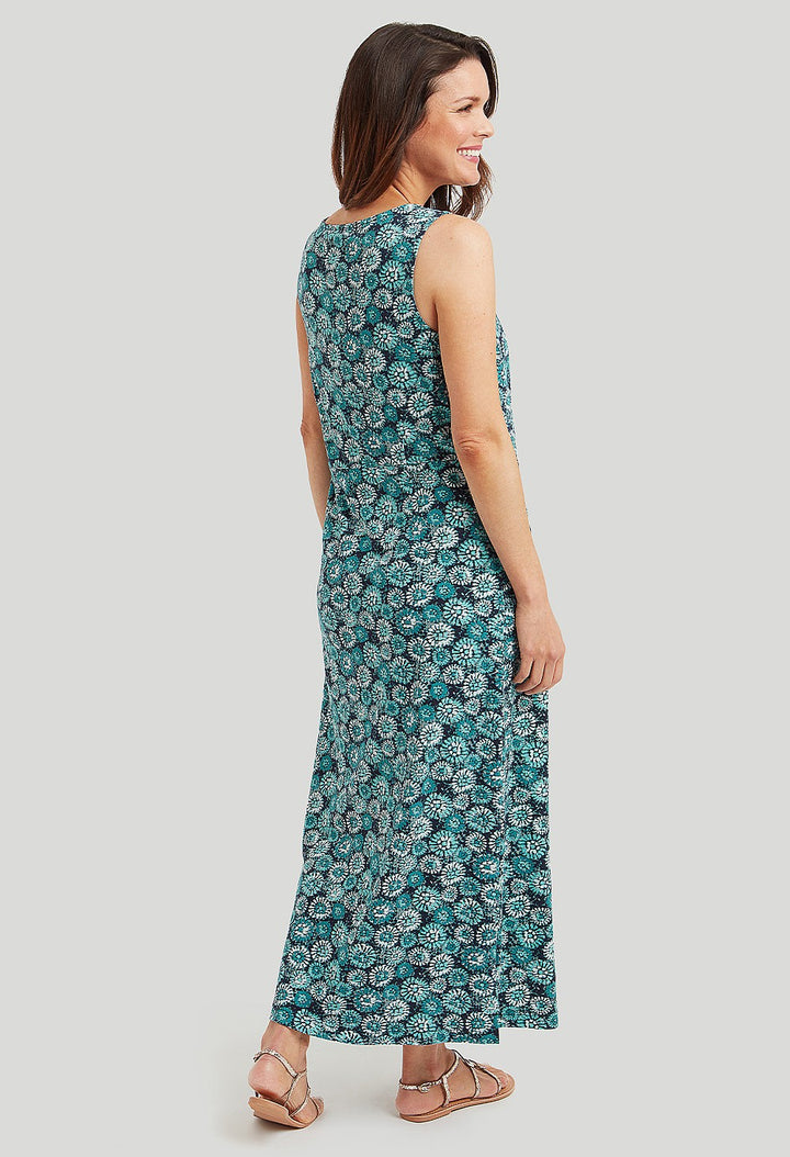 Batik Mini Floral Maxi Dress