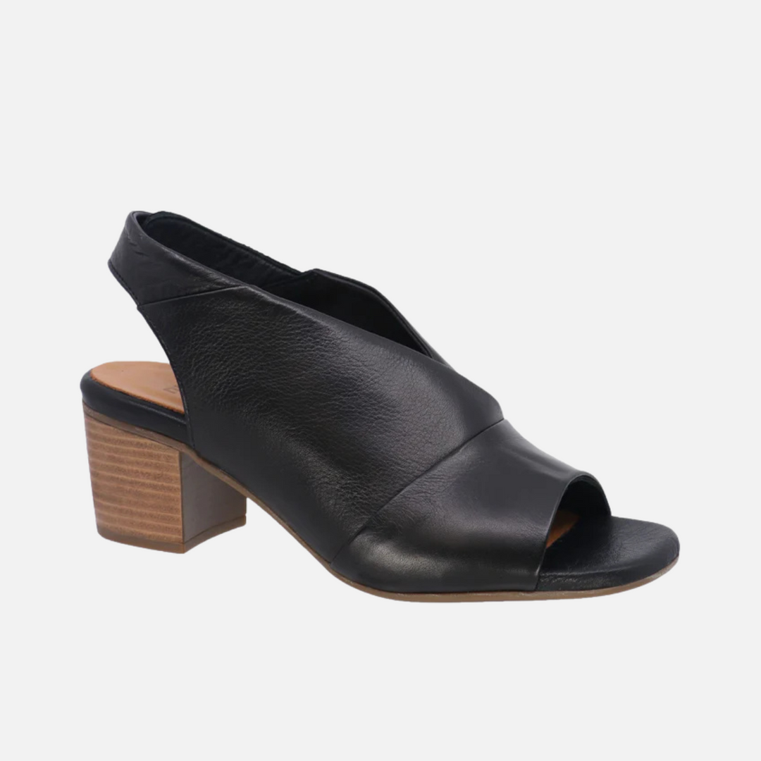 Black Chelsea Leather Sandal