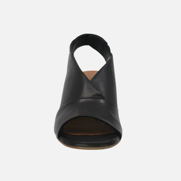 Black Chelsea Leather Sandal