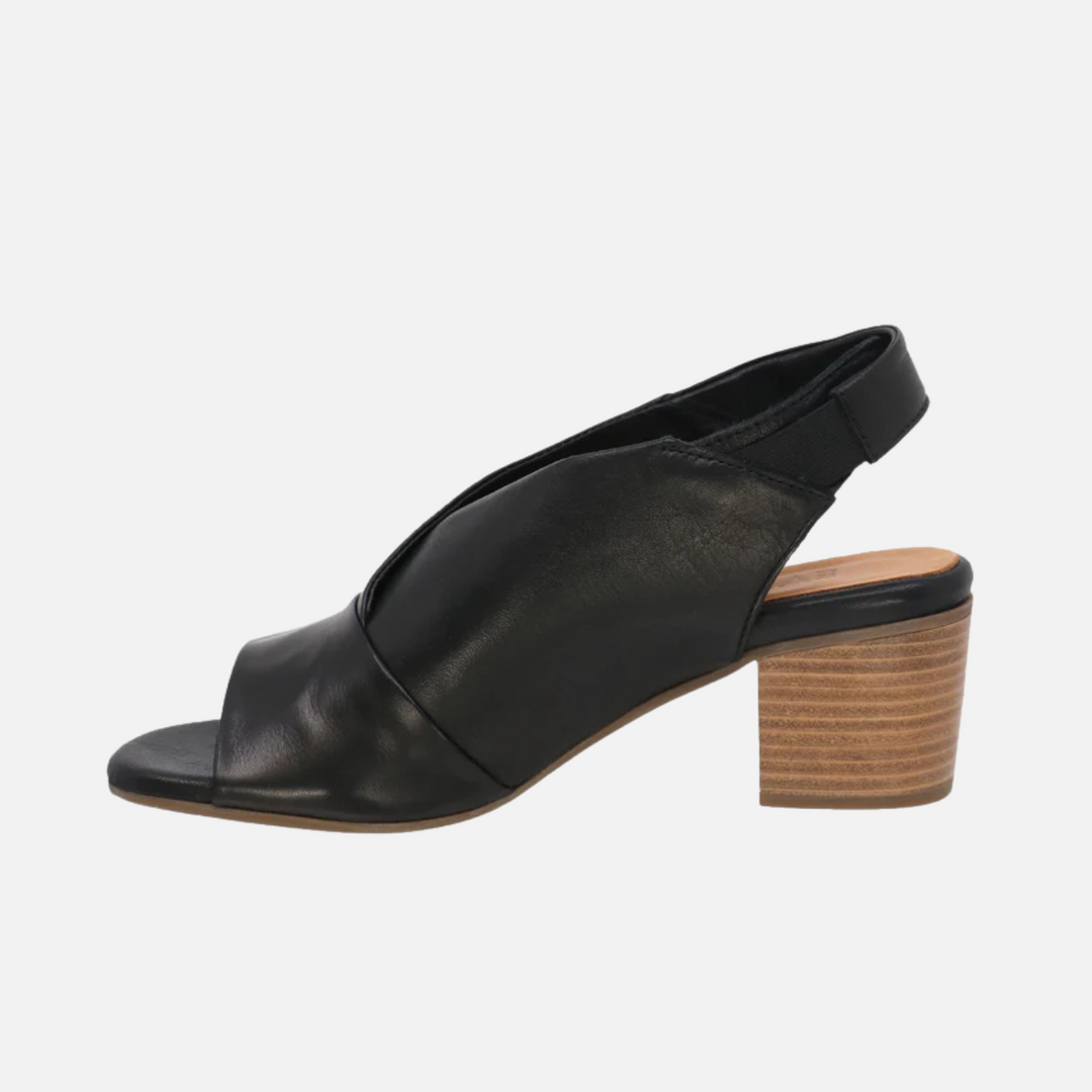 Black Chelsea Leather Sandal