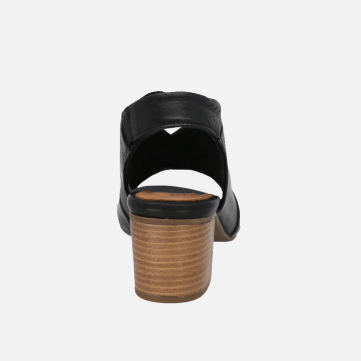 Black Chelsea Leather Sandal