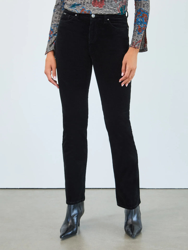 Black Corduroy Olivia Bootcut Pant