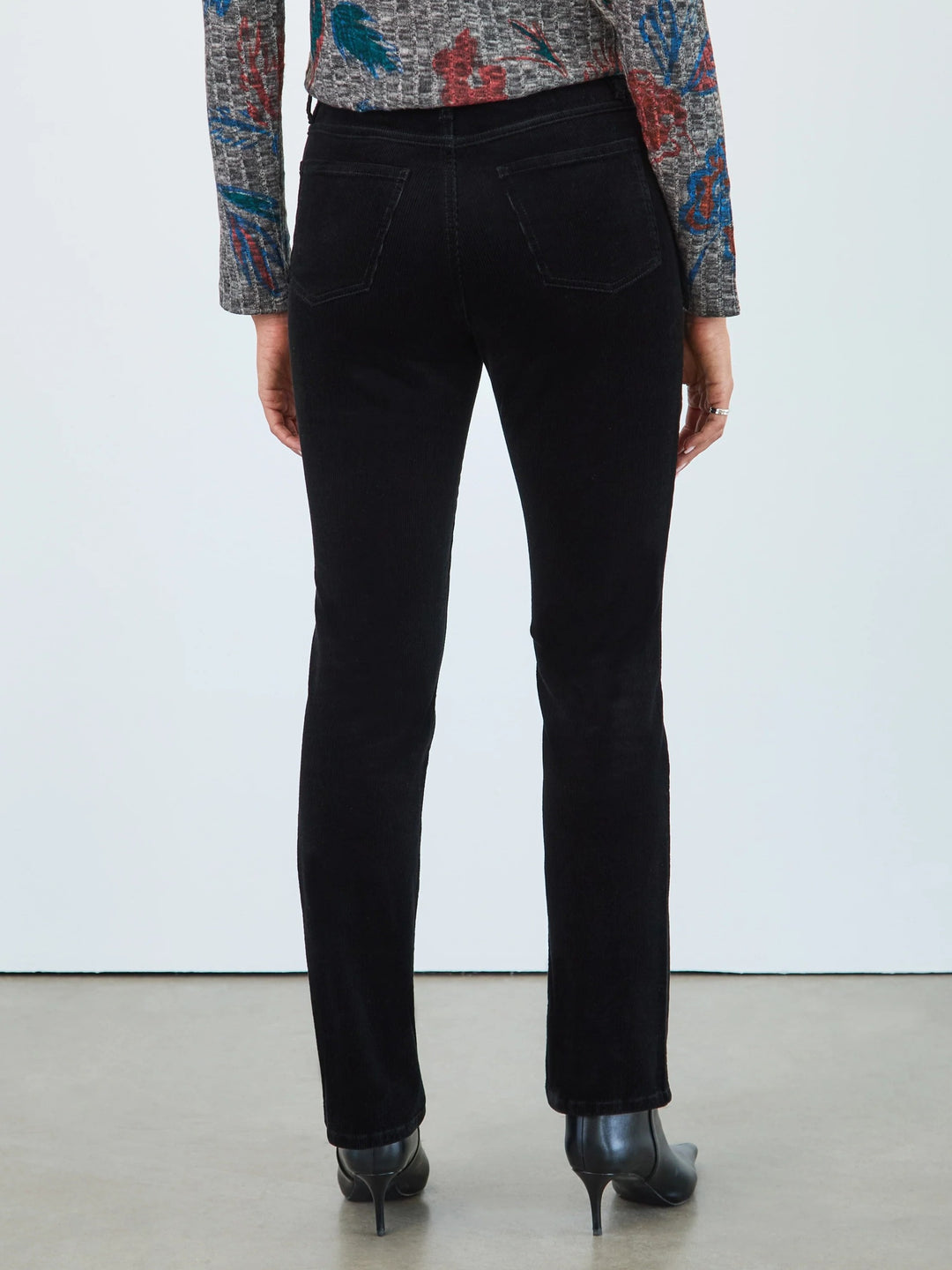 Black Corduroy Olivia Bootcut Pant