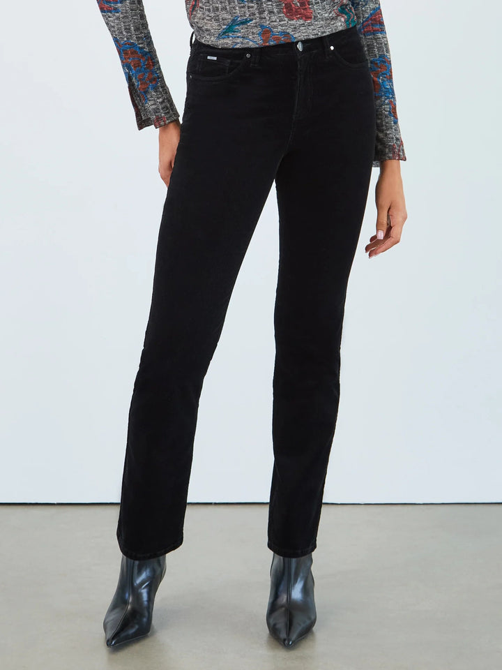 Black Corduroy Olivia Bootcut Pant