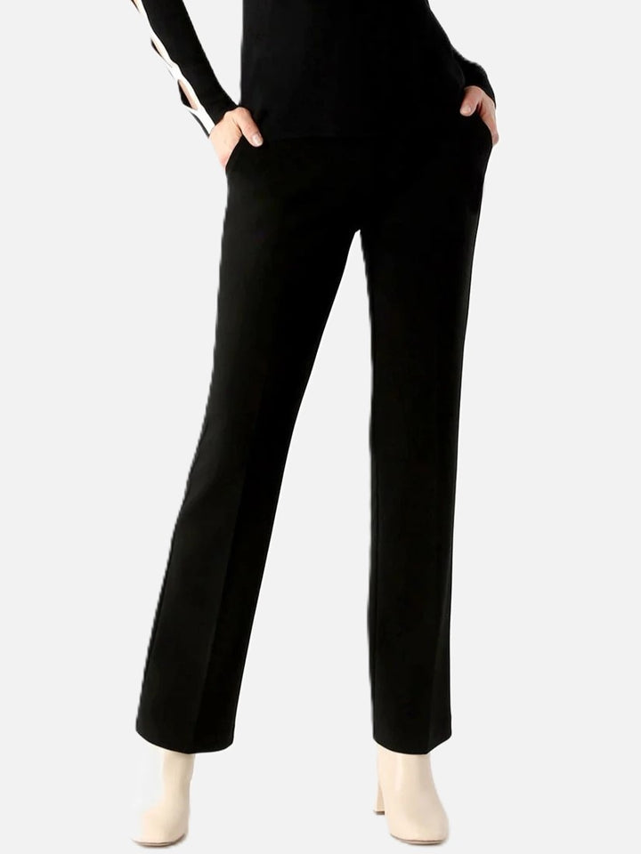 Black Jolie Crepe Wide Leg Pant