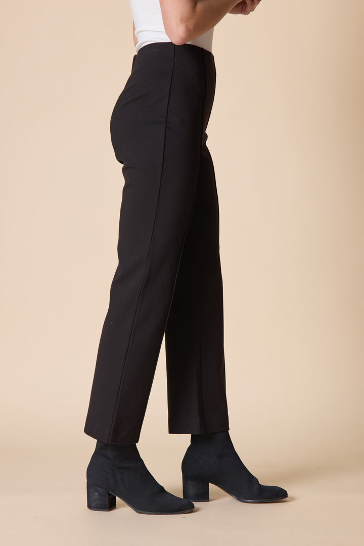 Black Luxe Ponte Kick Flare Pant