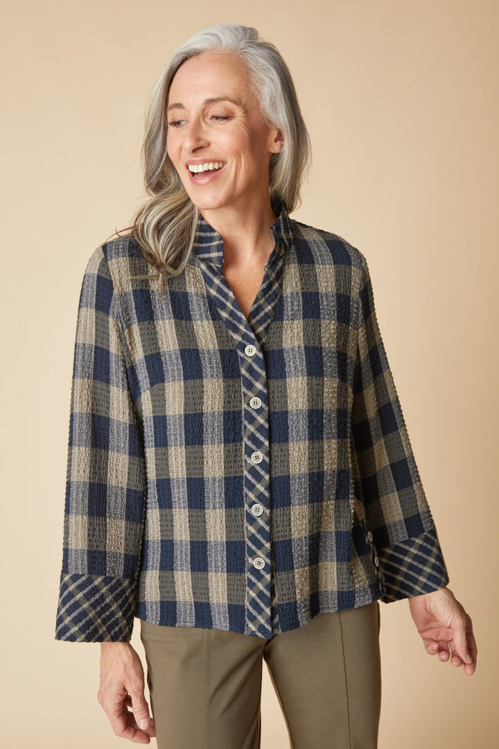 Black Plaidemonium Uptown Shirt