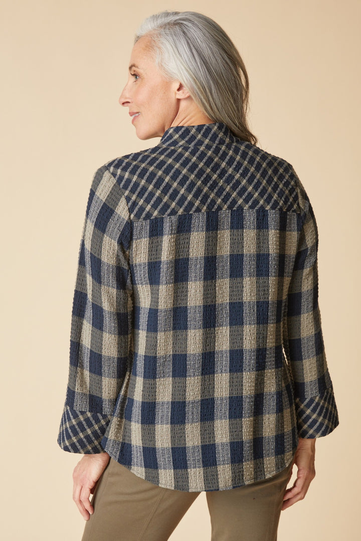 Black Plaidemonium Uptown Shirt