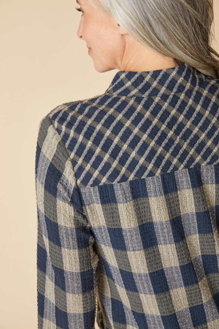 Black Plaidemonium Uptown Shirt