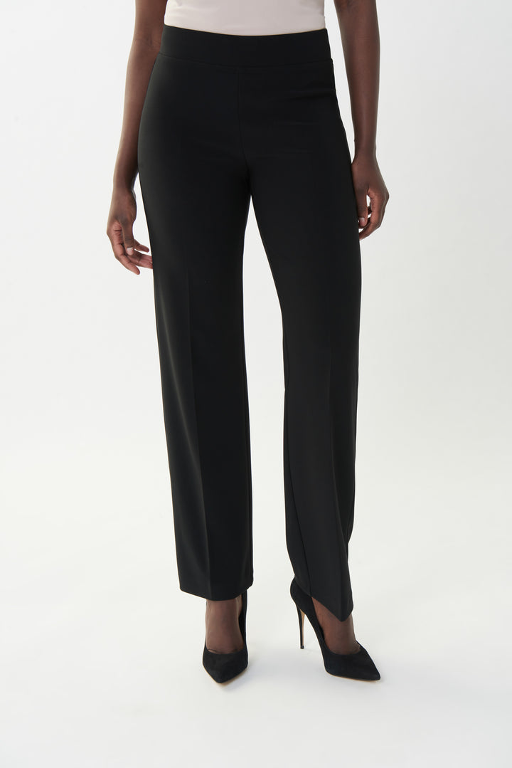 Black Pull on Wide Leg Pant