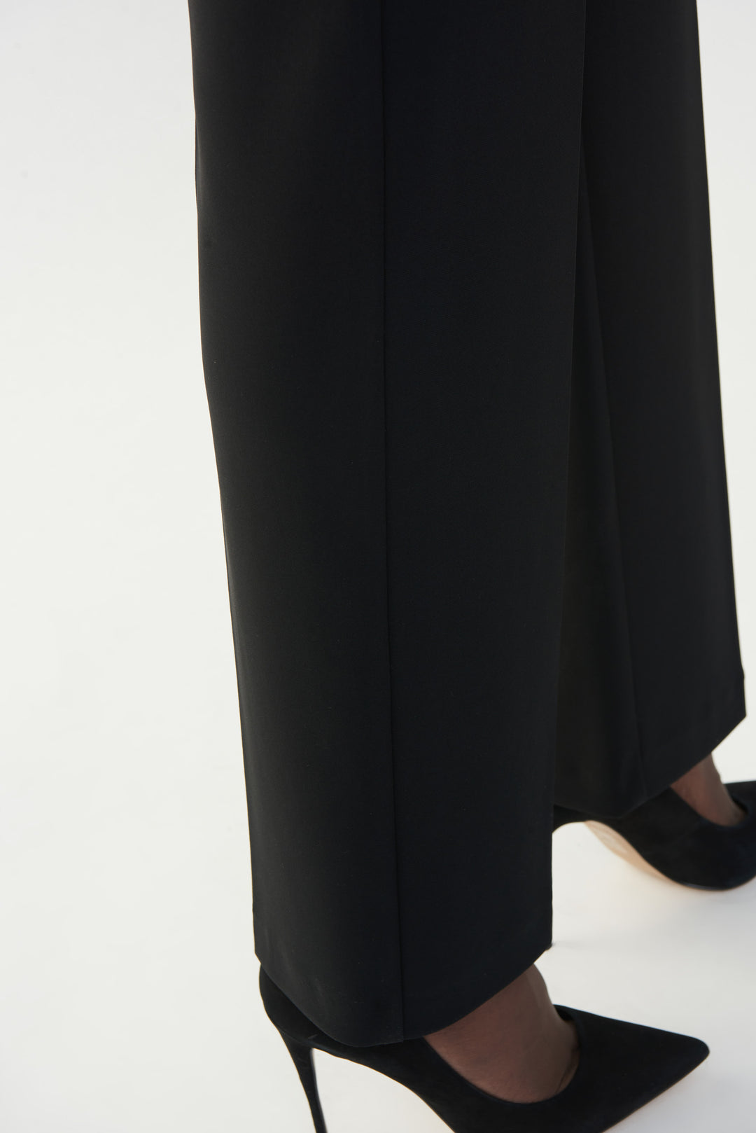 Black Pull on Wide Leg Pant