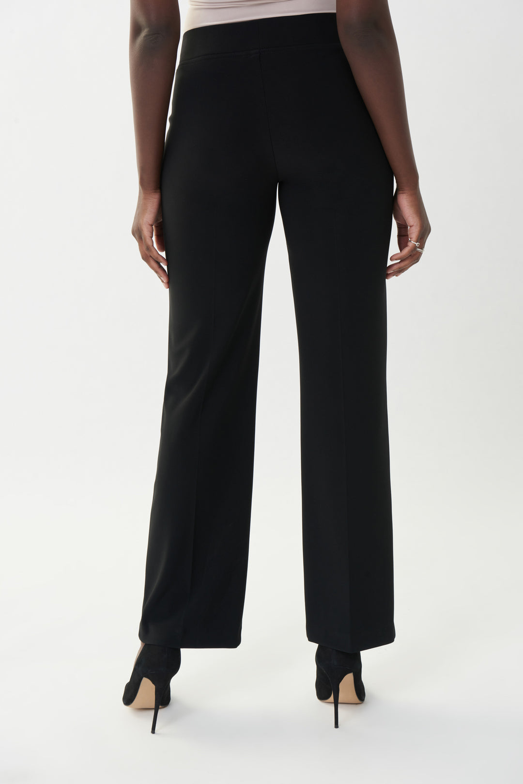 Black Pull on Wide Leg Pant