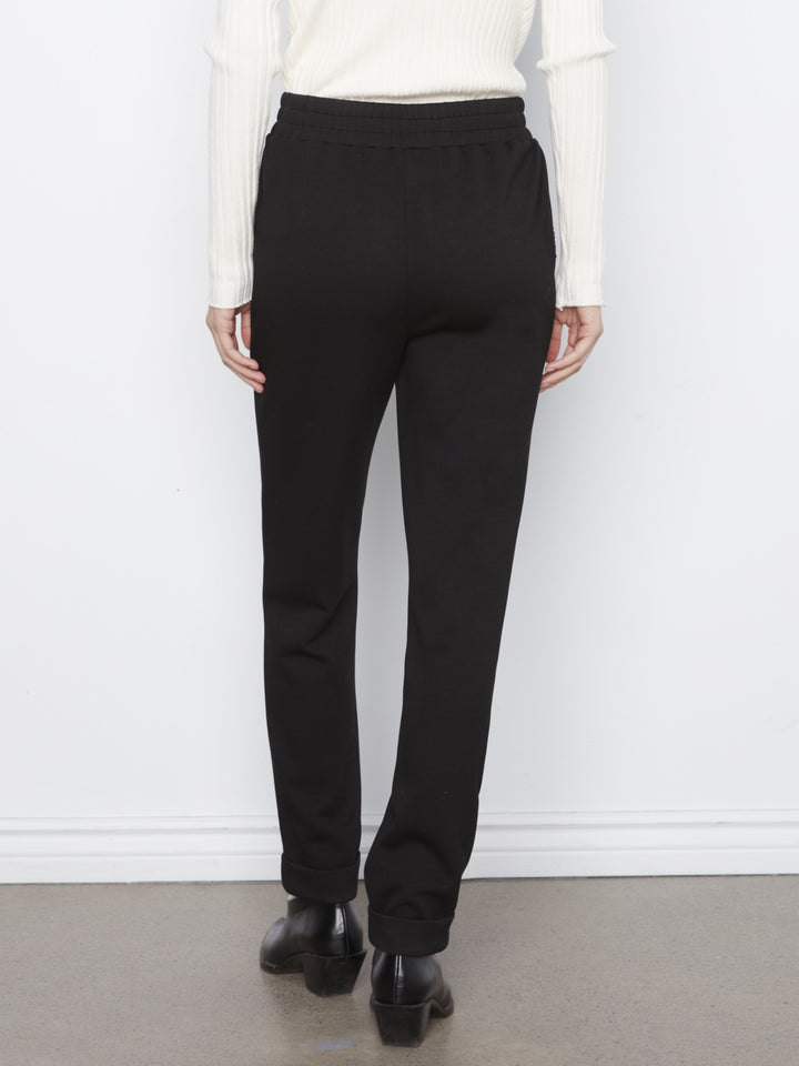 Black Scuba Slim Leg Jogger Pant