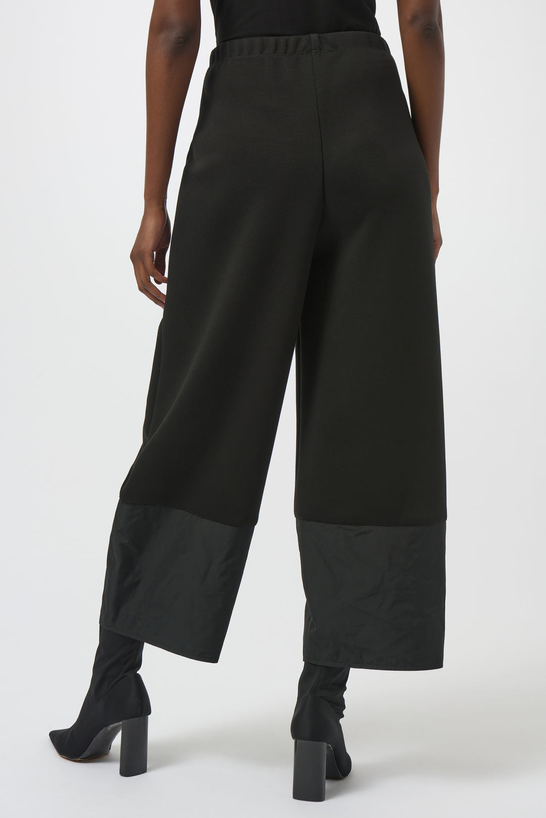 Black Scuba and Memory Mix Balloon Pant