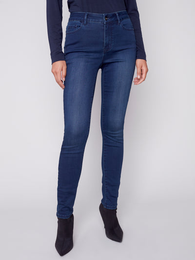 Blue Black Super Soft Skinny Leg Jean