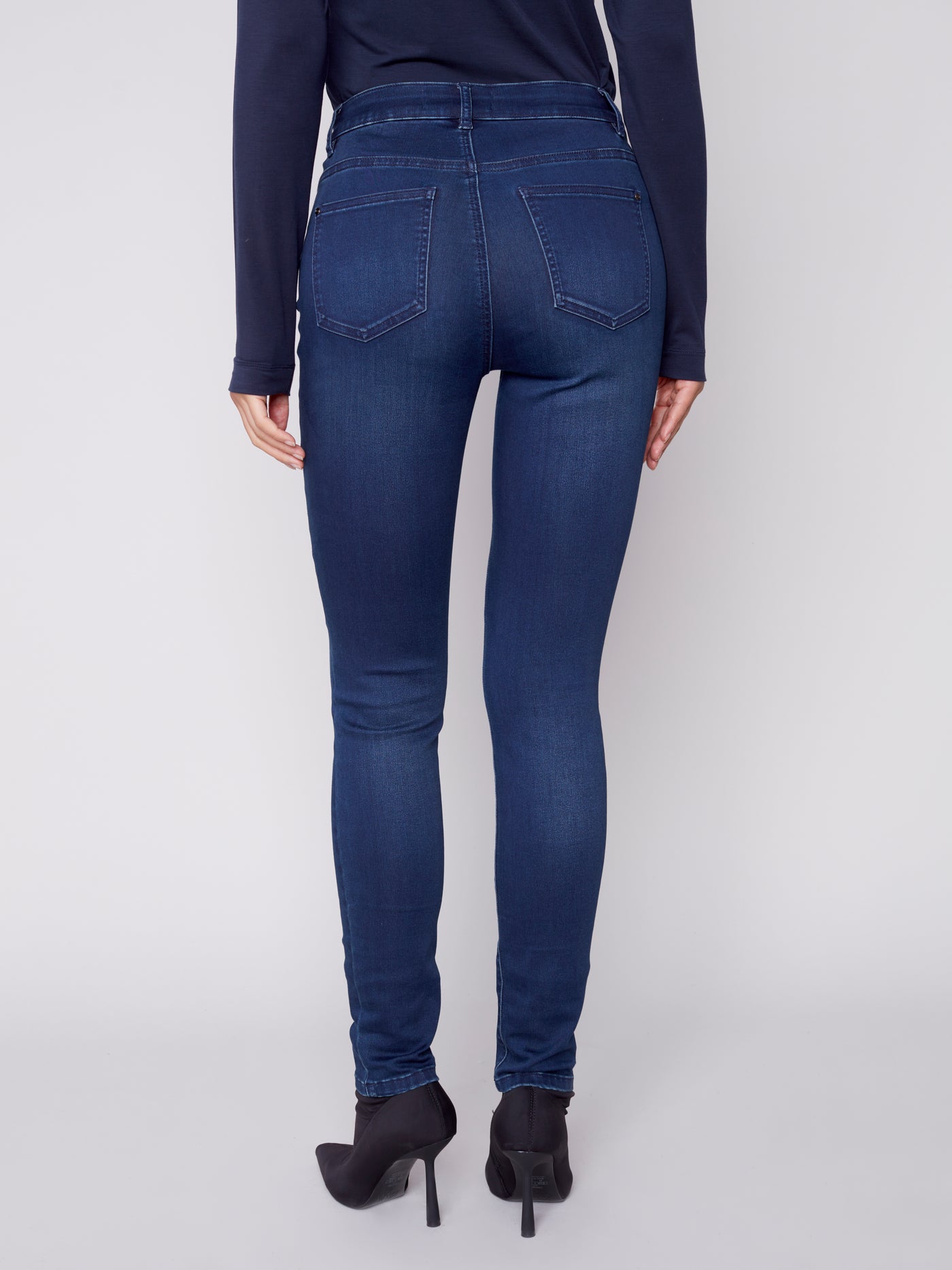 Blue Black Super Soft Skinny Leg Jean