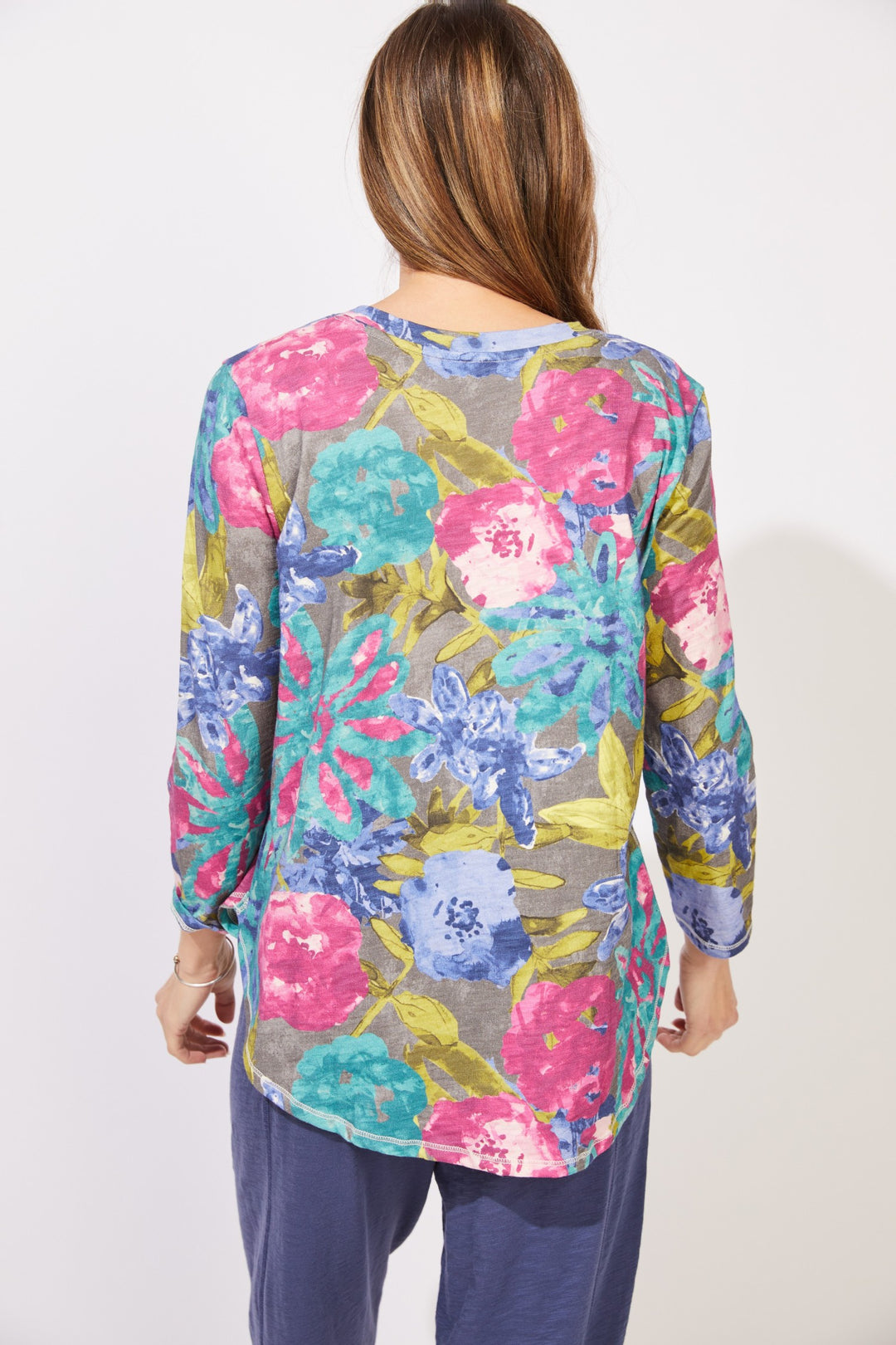 Botanical Bloom High Low Top
